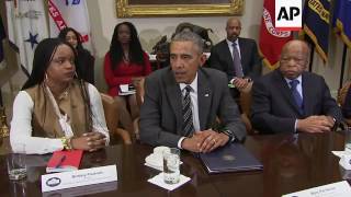 Obama Meets With Civil Rights Leaders