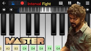 Master Mass Interval BGM | Easy Piano Tutorial | Perfect Piano | Anirudh