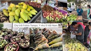 Chợ trời Folida Tampa. Y như ở Việt Nam. Nhiều trái cây tươi ngon 🙋‍♂️❤️🥰# 383