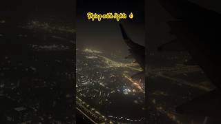 Flying with lights #travel #city #india #youtubeshorts