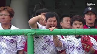 [2017 KBO 정규리그] 동생의 활약에 기뻐하는 형 리액션 모음 (08.12)