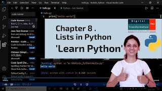 Chapter 8 - Lists in Python
