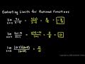 Calculus 2.5d - Limits for Rational Functions Calculus 2.5d - Limits for Rational Functions