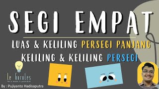 Segi Empat (10) - Luas dan Keliling Persegi, Luas dan Keliling Persegi Panjang - Matematika SMP