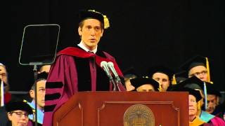 David Muir Northeastern University Commencement 2015