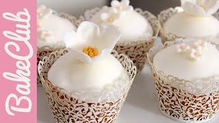 Fondant-Blumen-Cupcakes | BakeClub