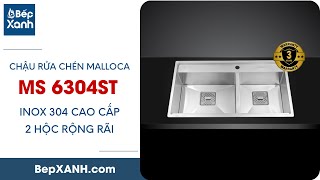 BepXANH.com | Giới thiệu chậu rửa chén inox Malloca MS 6304 ST