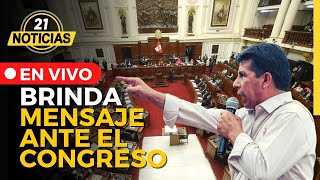Pedro Castillo brinda MENSAJE en el Congreso