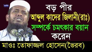 বড় পীর সাহেবের ওয়াজ | তোফাজ্জেল হোসেন ভৈরব | Mawlana Tofazzol Hossain | Bangla Waz | 2018