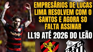 EMPRESÁRIOS DE LUCAS LIMA RESOLVERAM COM O SANTOS SEGUNDO JORNALISTA E JOGADOR IRÁ ASSINAR ATÉ 2026🚨