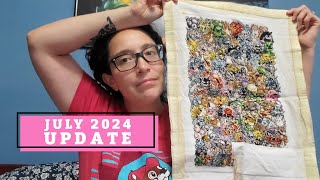 July 2024 Crafty Chat #47 -- Epic Pokemon Plans and More Cross Stitch WIPS