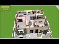 38x42 east facing 4bhk house design with vastu 5 room 3d house design gopal architecture