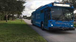 Broward County Transit 23 Southbound (2011 NABI 40-LFW 2nd Gen), Entering Academic Village