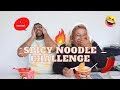 SPICY Noodle Challenge 🥵 - while answering your questions | Ash Edward