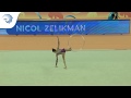 Nicol ZELIKMAN (ISR) - 2018 Rhythmic Europeans, all around final hoop