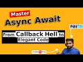Asynchronous Javascript using async/await: From Callback Hell to Elegant Code
