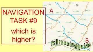 Navigation Task 9 Which is highest? #mapreading #contours #contourlines