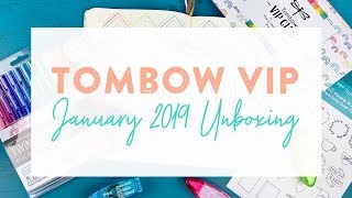 The first Tombow VIP box of 2019 is here!!