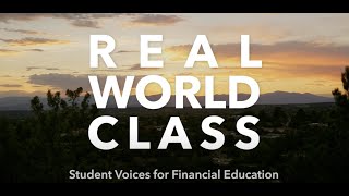 Real World Class: Student Voices for Financial Education