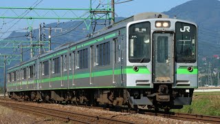 JRE127系V12+V13編成 1725M 普通 長岡行き JR上越線 塩沢～六日町 区間