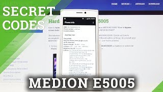 Secret Codes for MEDION E5005 - Hidden Modules