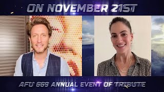 Lior Suchard and Rona-Lee Shimon invite you to the AFU 669 Event of Tribute on Nov. 21, 2021