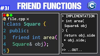 Friend Functions in C++ OOP