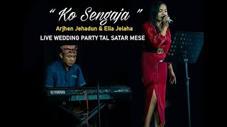 KO SENGAJA  COVER ELLA JELAHA \u0026 ARJHEN JEHADUN || FEBRIAN BAND || LIVE WEDDING PARTY TAL SATAR MESE