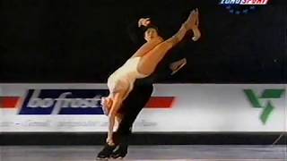 This Beautiful Skater in white Leotard shows off her feminine flexible BODY! (Slow Motion)