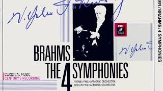 Brahms by W.Furtwängler - Symphonies n°1,2,3,4, Haydn Variations + Presentation (Century’s record.)