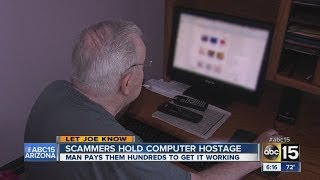 Scammers hold computer hostage