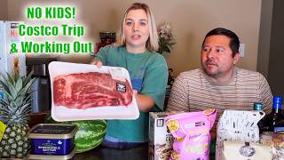 No Kids, Working Out & Costco Haul!