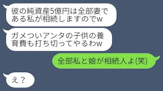 1年前に私の夫を奪った後妻から「彼の遺産5億円はすべて私のよw」という訃報の連絡が届いた。勘違いして勝ち誇る彼女に、遺産の実際の相続人を伝えた時の反応は...w