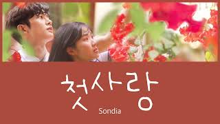 첫사랑(初恋) - Sondia (偶然見つけたハル OST) カナルビ 日本語字幕