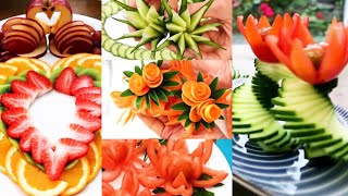 [1 HOUR] FRUIT CARVING AND VEGETABLE CUTTING TRICKS