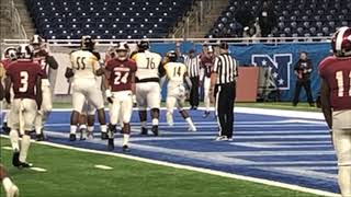 2019 QB Dequan Finn 3-yard TD pass to 2019 WR Darrell Wyatt in D3 Final