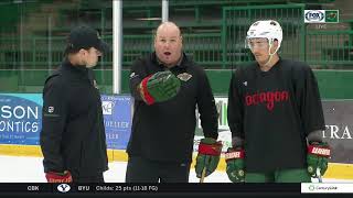 On-Ice Instructional: Improve your passing with Wild's Spurgeon