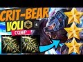 VOLIBEAR ⭐⭐⭐ BIG CRIT! TFT Teamfight Tactics 6 GLACIAL ELECTRIC Best Comps Strategy Guide Set 2