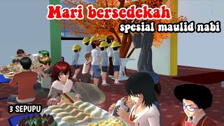 Mari bersedekah || 3 SEPUPU || DRAMA SAKURA SCHOOL SIMULATOR