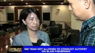 NBI not allowed to conduct autopsy on slain fisherman