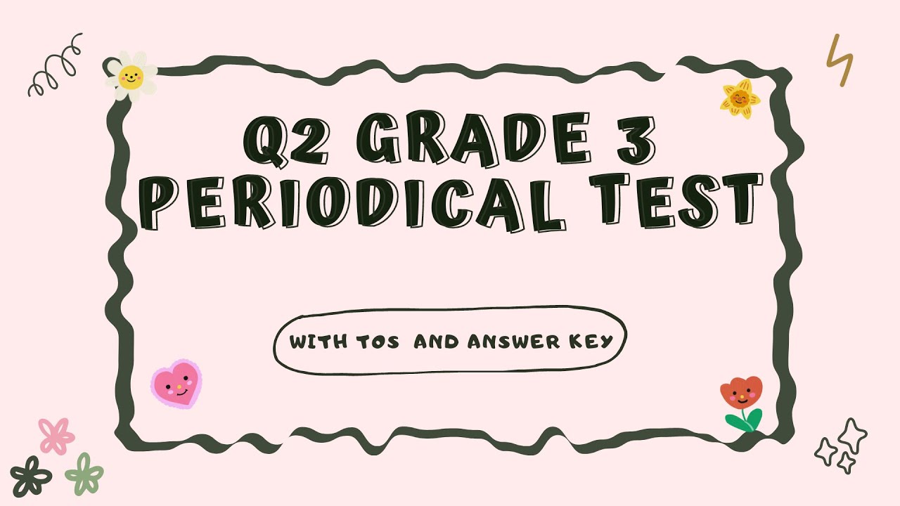 Grade 1 Periodical Test 3rd Quarter With Tos Matatag