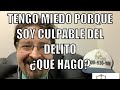 Tengo MIEDO porque soy culpable del delito de cual se me acusa. ¿Que debo hacer? Abogado criminal