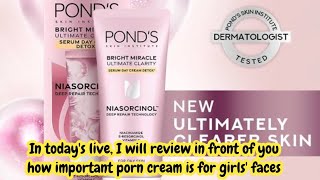 In today's live, I will review in front of you how important pons cream is for girls' faces