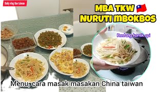 OLAHAN MENU SIMPEL tkw taiwan ‼️Kacang panjang China, kentang korek api, lobak China -untuk majikan