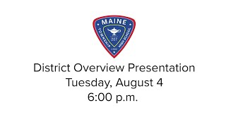 District 207 - Overview Presentation - August 4, 2020