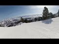 snowbasin grizzly downhill to needles run to city hill