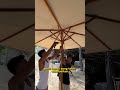 6 steps instal umbrella ☺️ tutorial umbrella furniture cozyfurniturebali bali tutorialinstall