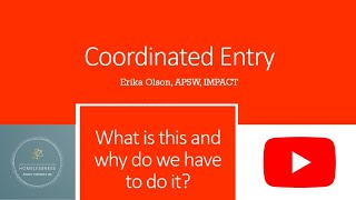 What is Coordinated Entry? (Milwaukee Continuum of Care Training Series)