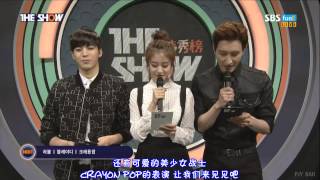 【朴智妍吧中字】150414 The Show - T-ara Jiyeon MC Cut