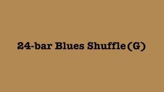 Albert King \u0026 SRV Blues Shuffle Backing Track (G)